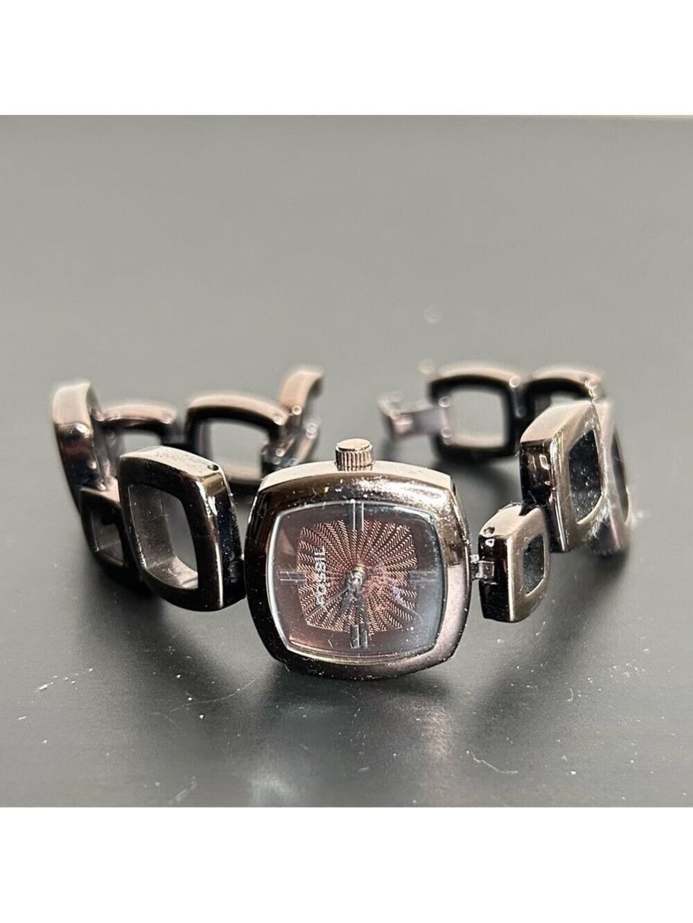 Fossil ES2001 Stainless Steel Watch Square